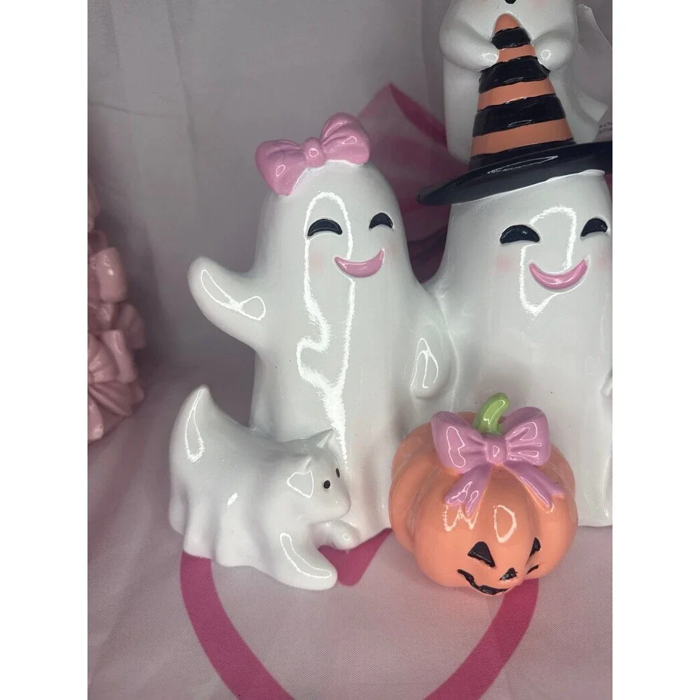 Summerween Coquette Pastel Ghost Family
